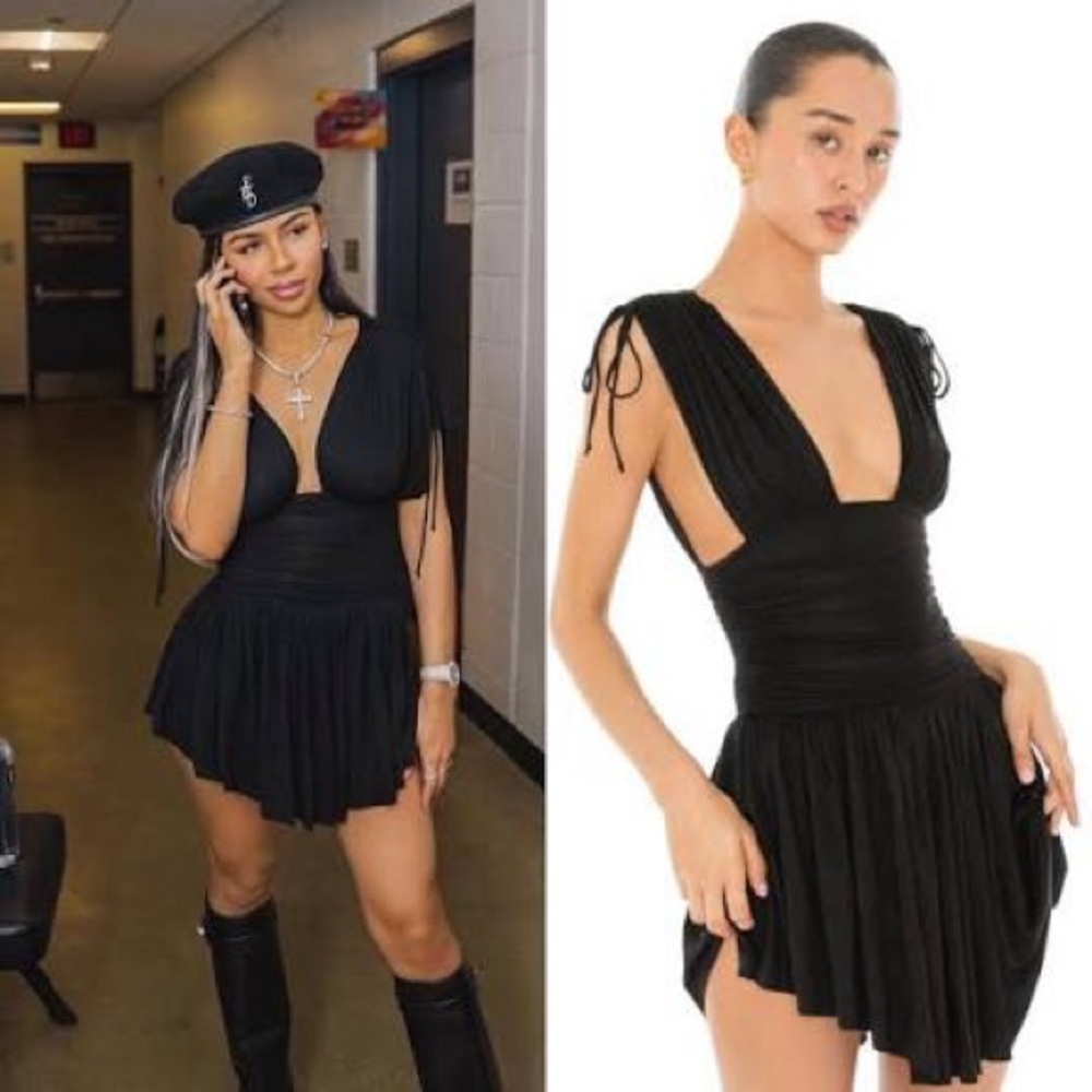 ARE YOU AM I Taela Dress in Black